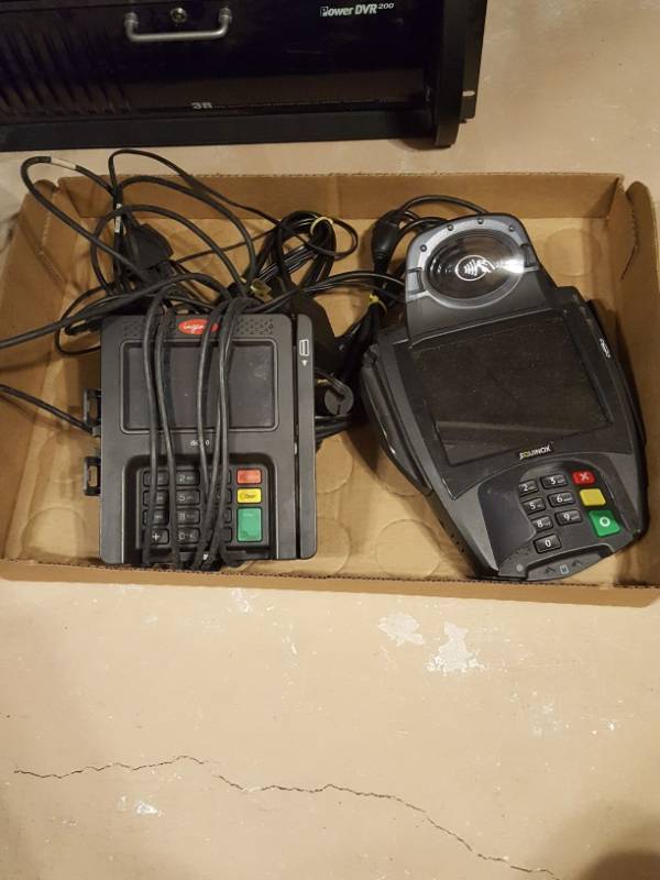 lot 3359 image: 2 credit card machines machines