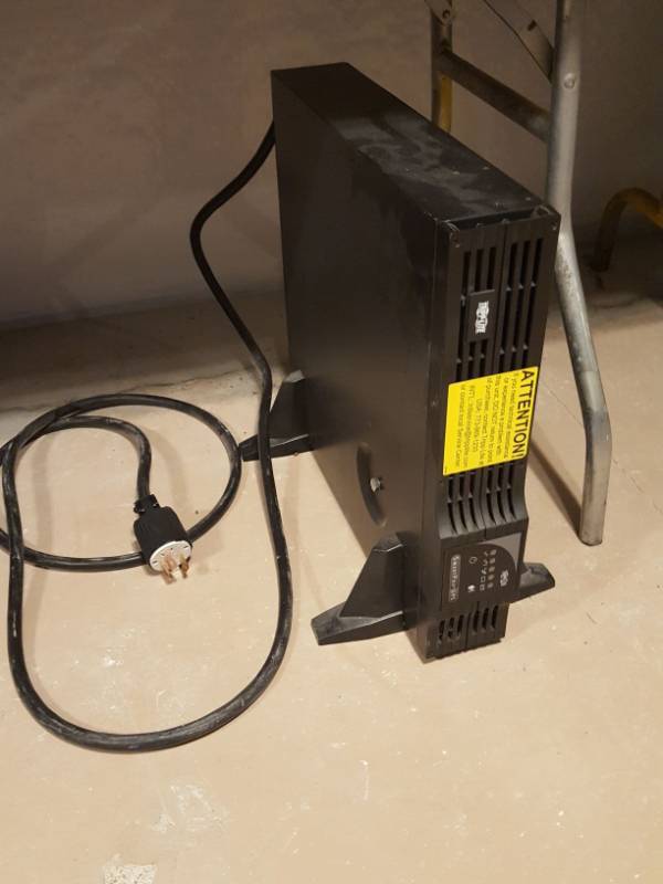 lot 3363 image: Tripp Lite Smart Pro UPS battery Backup - Model Smart3000RM2U. Retails for $1000