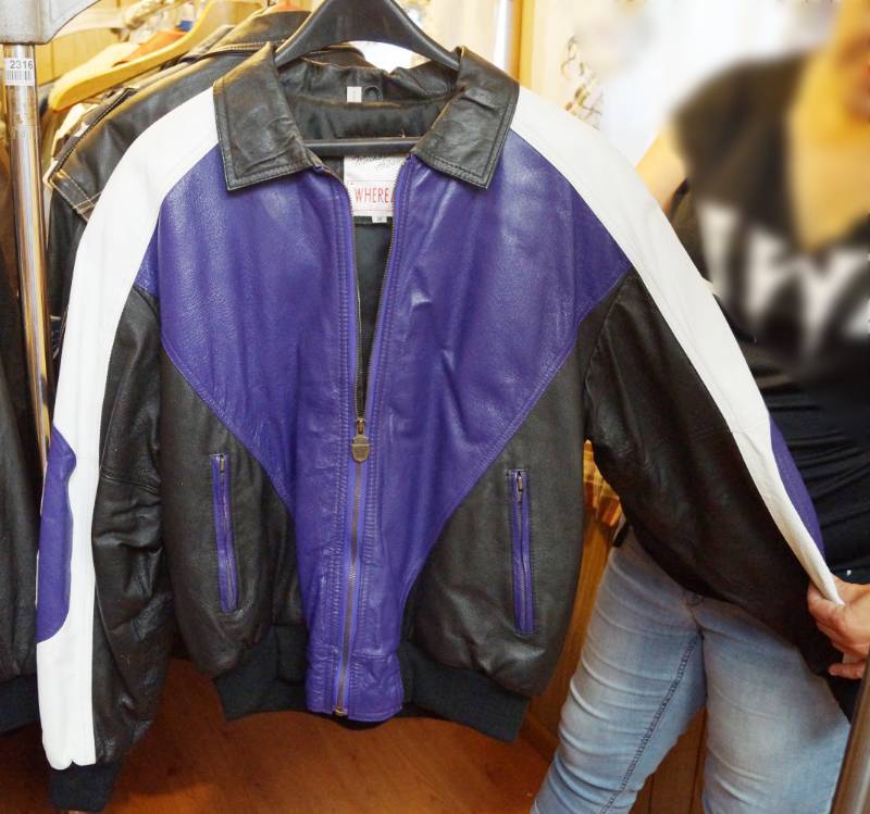 8 ball jacket purple