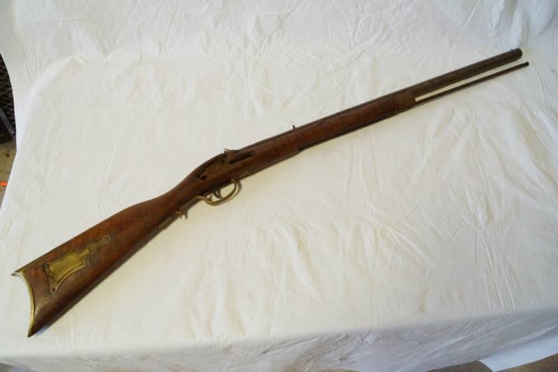 lot 7138 image: .45 Cal. Black Powder Parts Rifle - Octagon Barrel