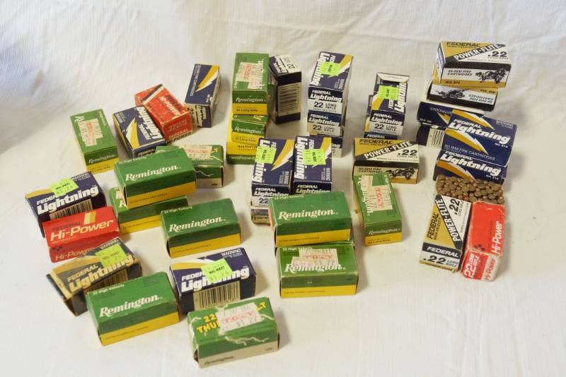 lot 7154 image: Huge Lot of .22 Long Rifle Ammo