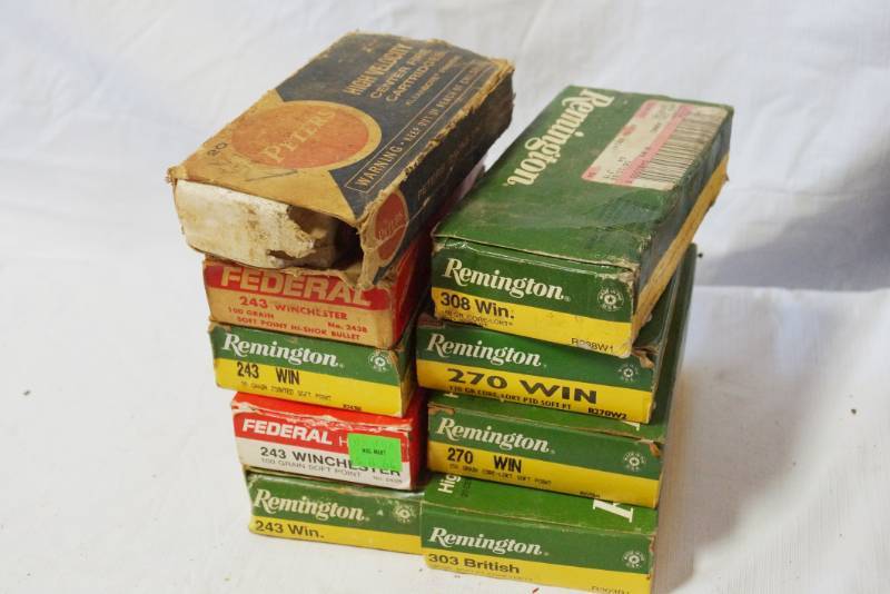 lot 7158 image: Big Lot of Ammo. 243 Winchester - 308 Winchester - 270 Winchester - 303 British