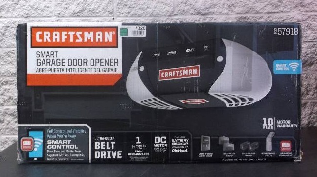 Craftsman belt drive outlet garage door opener