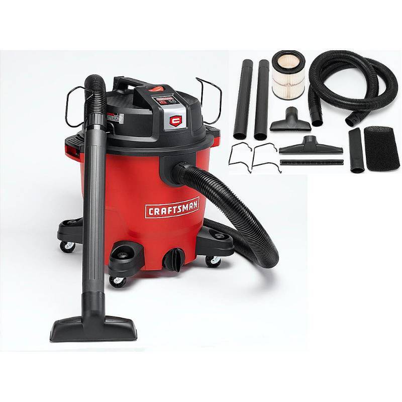 lot 7316 image: Craftsman XSP 12 Gal. 5.5 HP WetDry Vac Set