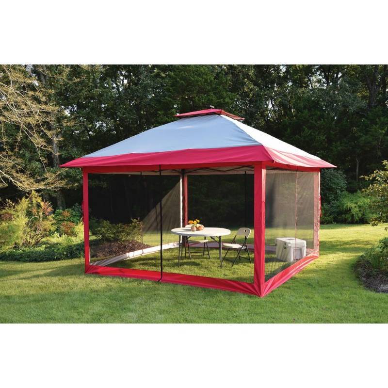 lot 7347 image: Solarzebo - Solar Powered 14 x 14 Instant Gazebo