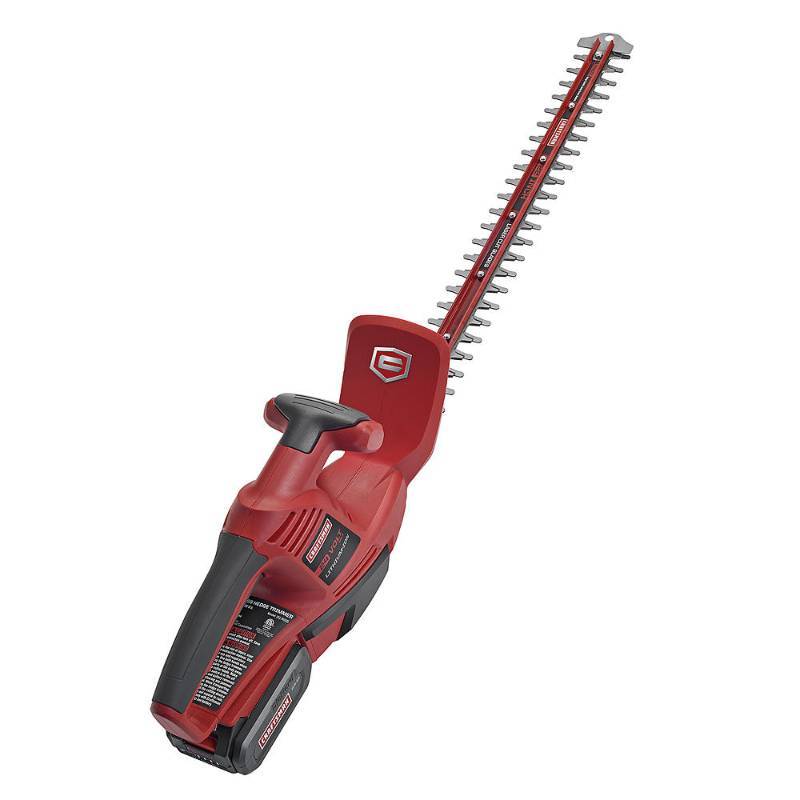 lot 7352 image: Craftsman 74935 24V Max Lithium-Ion Bushwacker 22 Cordless Hedge Trimmer