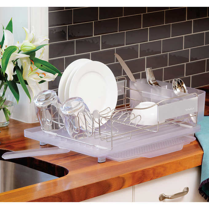lot 7579 image: Polder Stainless Steel Dish Rack