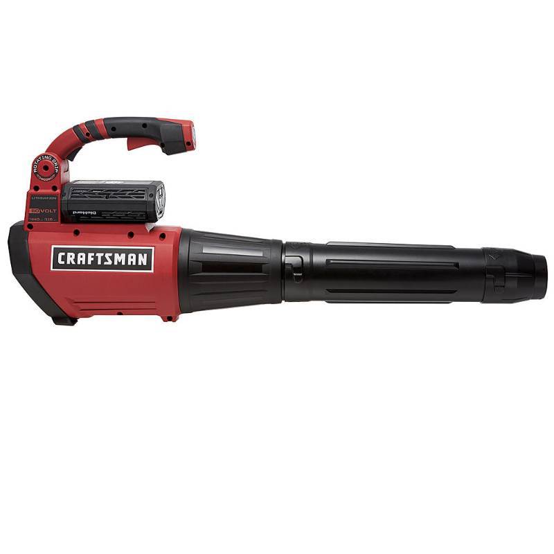 lot 7599 image: Craftsman 98836 60V MAX Cordless Axial Flow Blower - No Charger