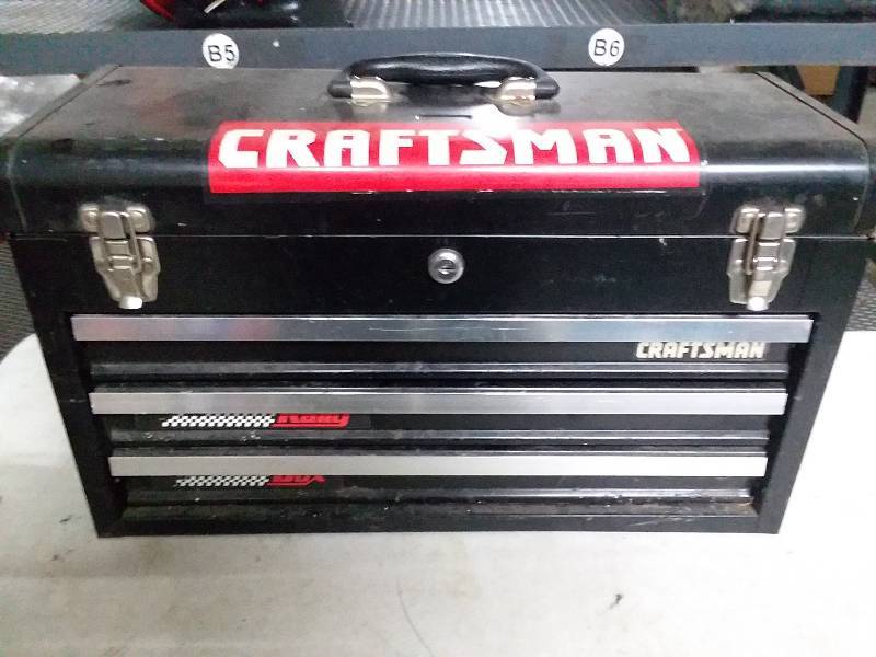 Craftsman 3 Drawer Tool Box And Contents Craftsman Ryobi Troy