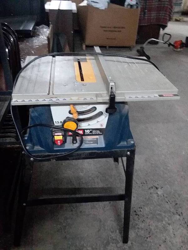 Ryobi 10 Table Saw On Stand Craftsman Ryobi Troy Bilt