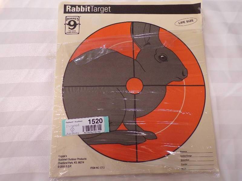 lot 1520 image: 13 Rabbit Targets - life-size