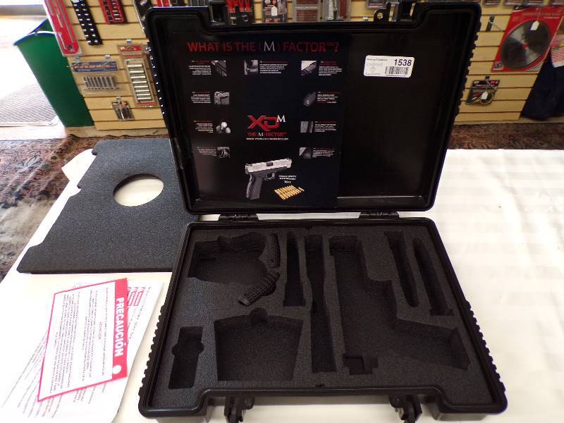 lot 1538 image: XDM Handgun Case w Accessories