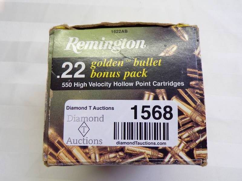 lot 1568 image: Remington 22 Cal Hollow Point