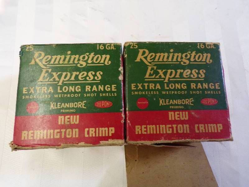 lot 1593 image: Remington Express 16 GA. #5 Shot Ammo