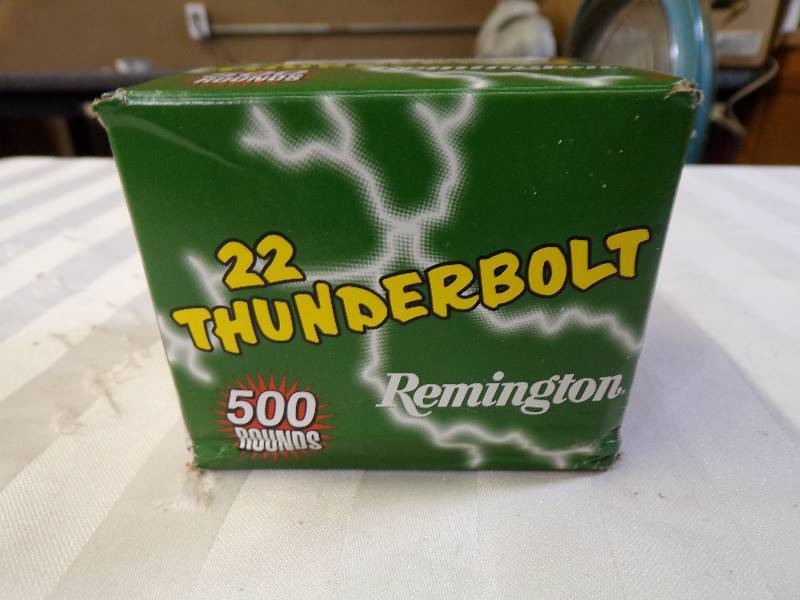 lot 1604 image: Remington 22 LR Ammo - 22 Thunderbolt