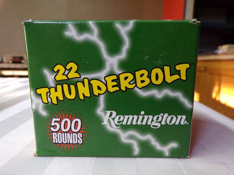 lot 1606 image: Remington 22 LR Ammo - 22 Thunderbolt