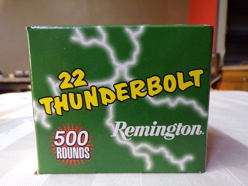 lot 1607 image: Remington 22 LR Ammo - 22 Thunderbolt