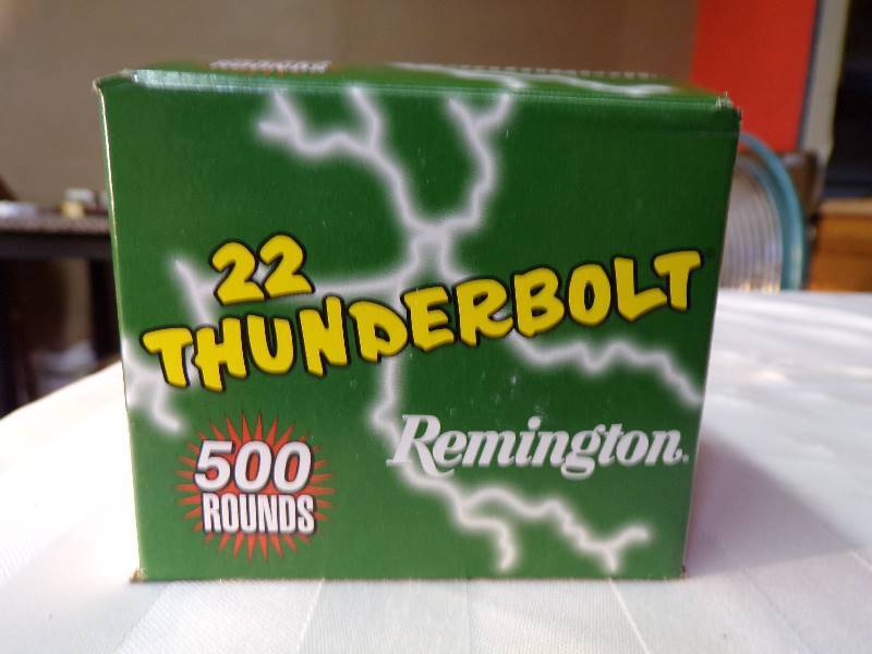 lot 1608 image: Remington 22 LR Ammo - 22 Thunderbolt
