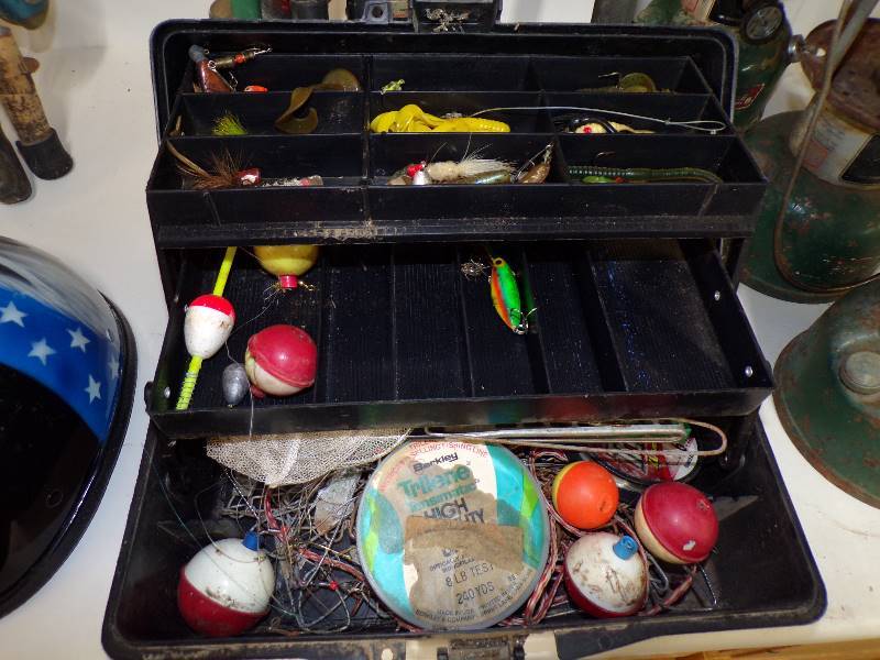 lot 1656 image: Tackle Box and Contents