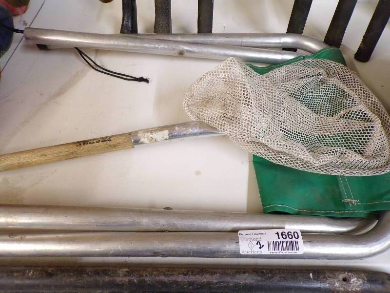 lot 1660 image: Folding Stool and Net