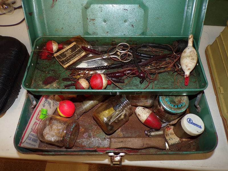 lot 1666 image: Tackle Box and Contents