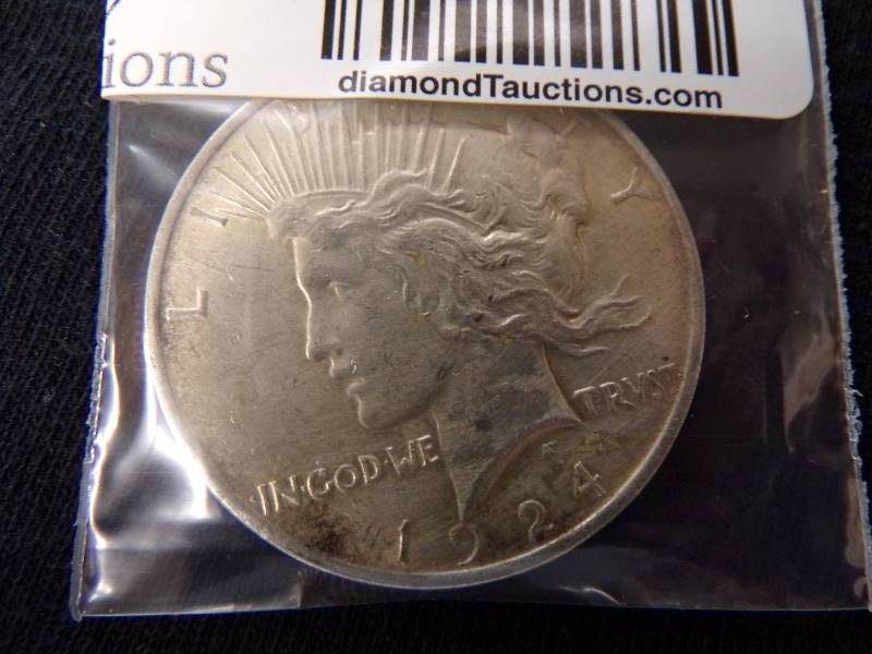 lot 3000 image: 1924 Peace Dollar