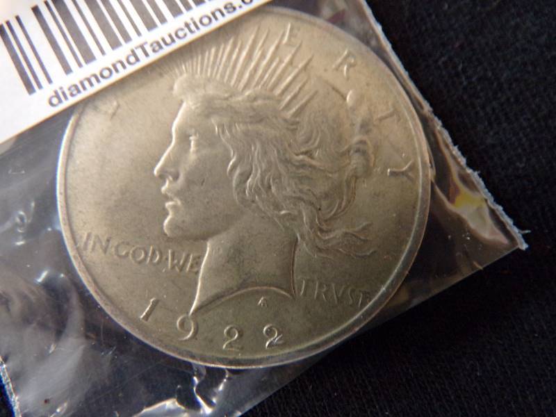 lot 3007 image: 1922 Peace Dollar