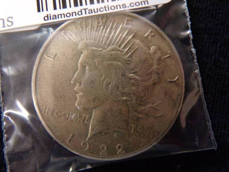 lot 3014 image: 1922 S Peace Dollar