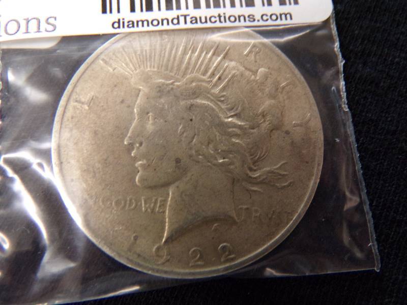 lot 3018 image: 1922 Peace Dollar