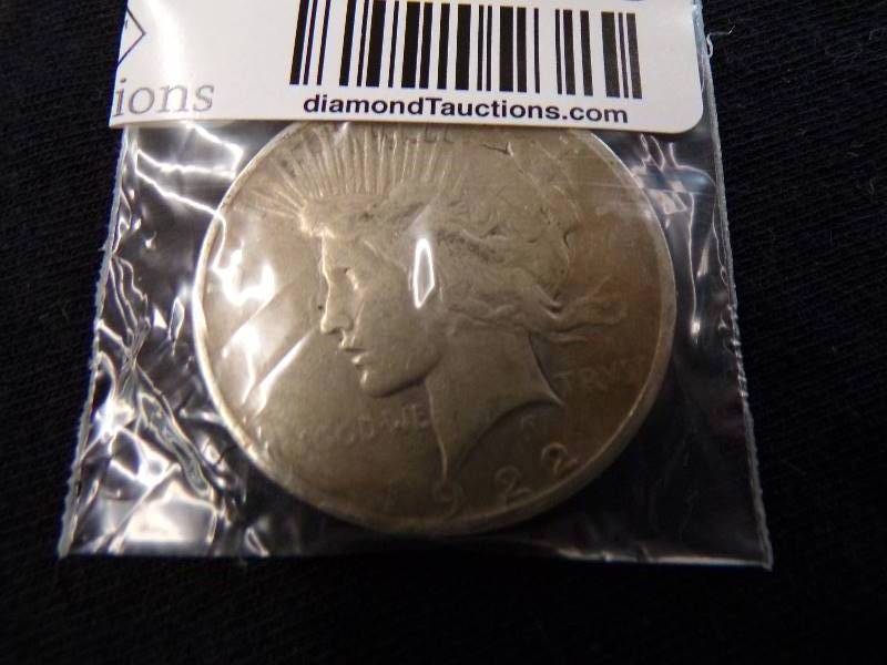 lot 3020 image: 1922 D Peace Dollar