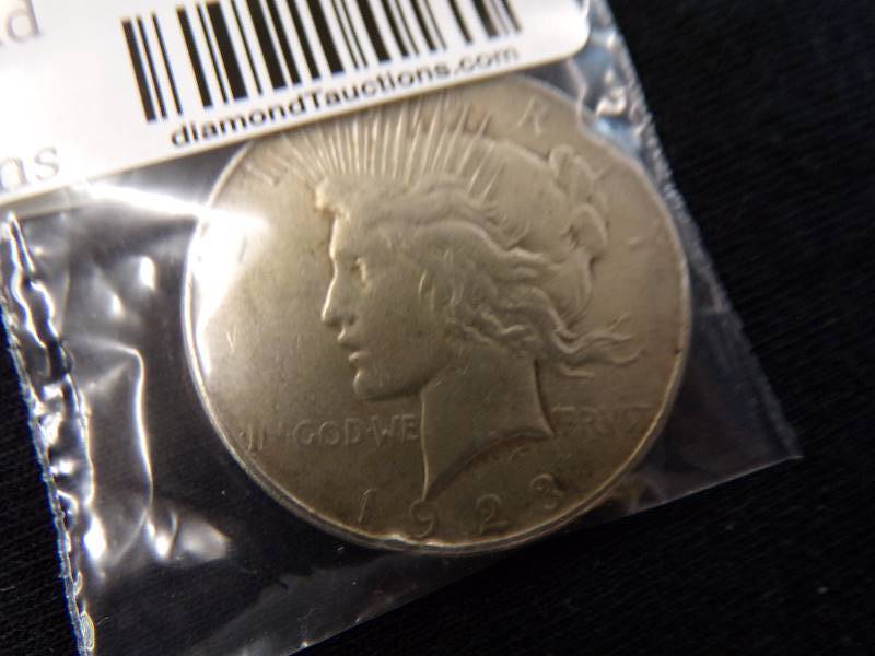 lot 3021 image: 1923 D  Peace Dollar
