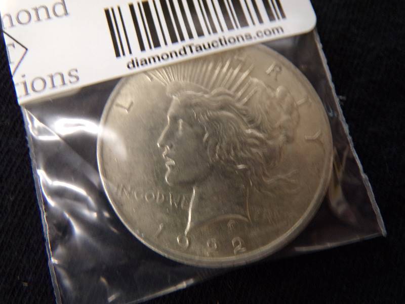 lot 3024 image: 1922 Peace Dollar