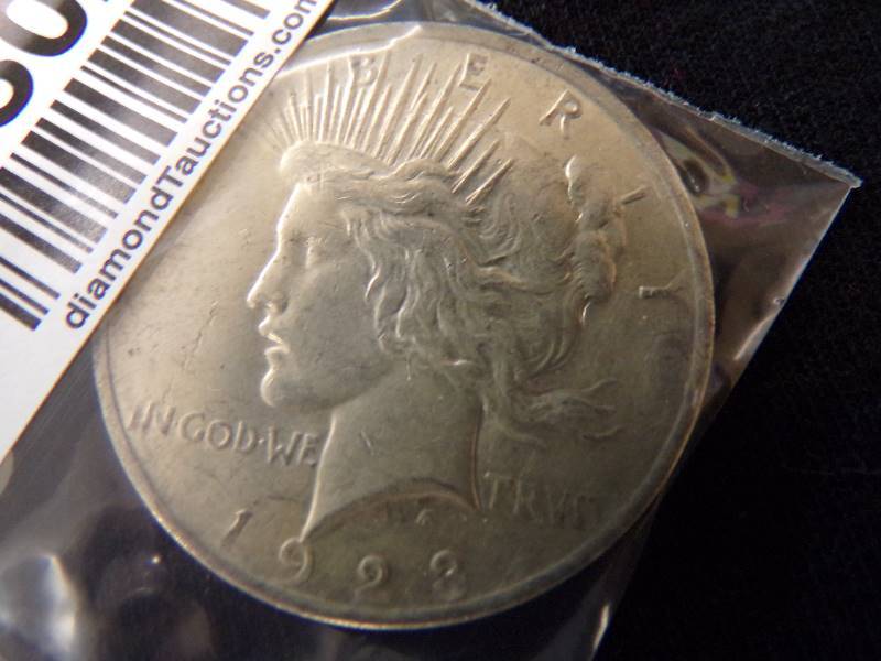 lot 3027 image: 1923 Peace Dollar