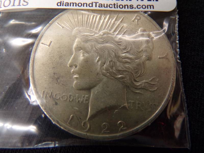 lot 3030 image: 1922 Peace Dollar