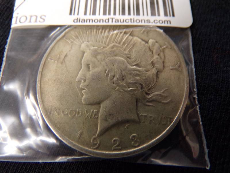 lot 3033 image: 1923 D  Peace Dollar