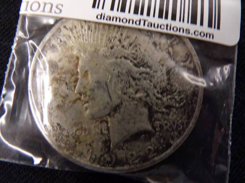 lot 3042 image: 1922 Peace Dollar