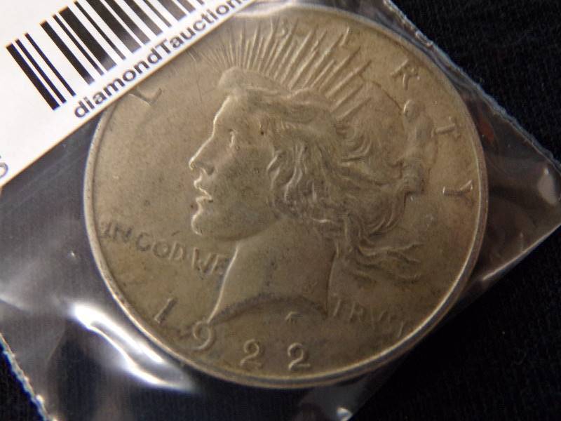 lot 3044 image: 1922 Peace Dollar