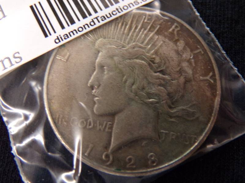 lot 3045 image: 1928 S Peace Dollar