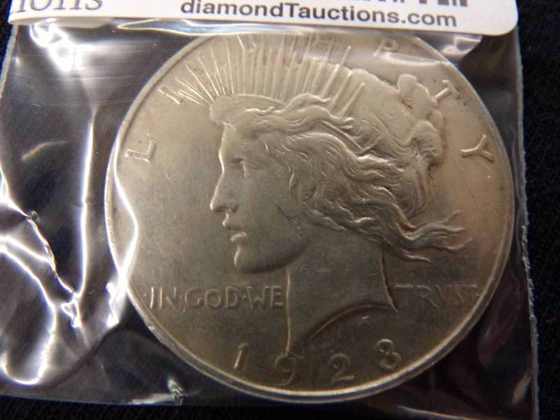 lot 3050 image: 1923 D  Peace Dollar