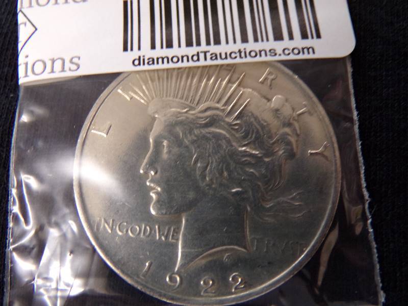 lot 3051 image: 1922 Peace Dollar
