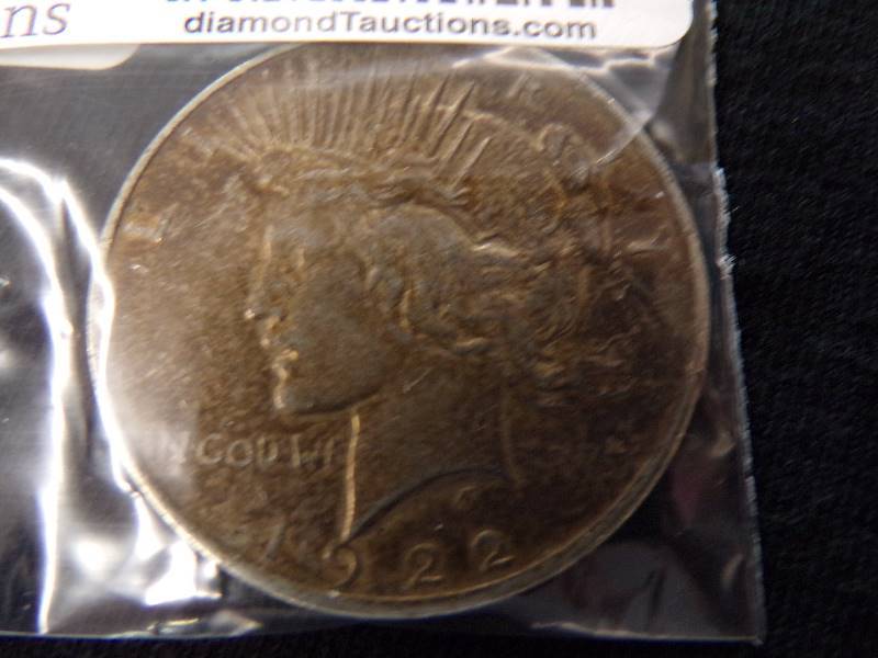 lot 3052 image: 1922 Peace Dollar
