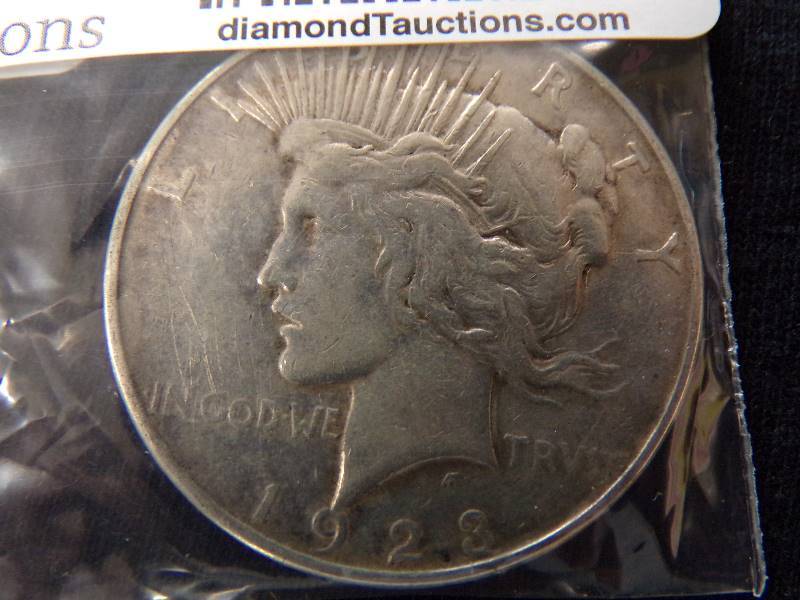 lot 3055 image: 1923 D  Peace Dollar
