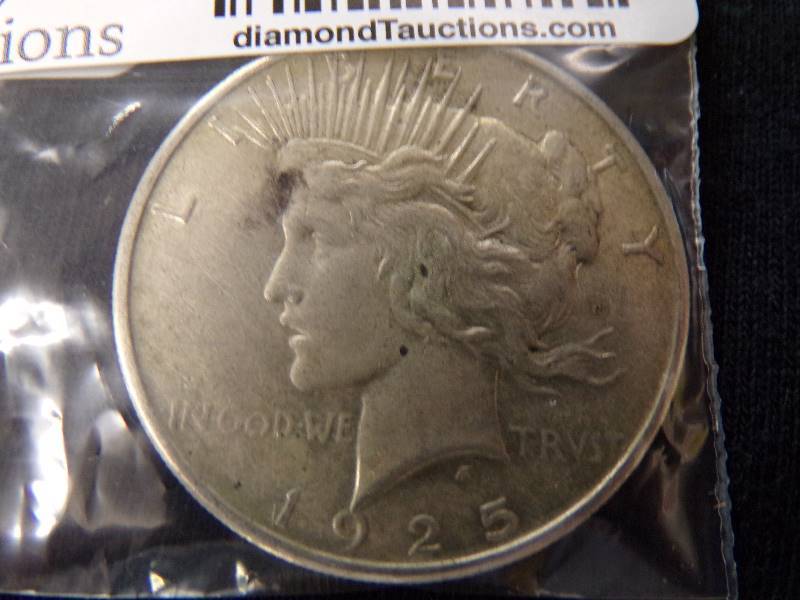 lot 3058 image: 1925 Peace Dollar