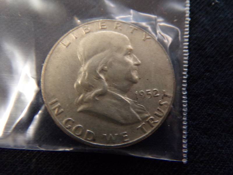 lot 3095 image: 1952 D  Franklin Half Dollar