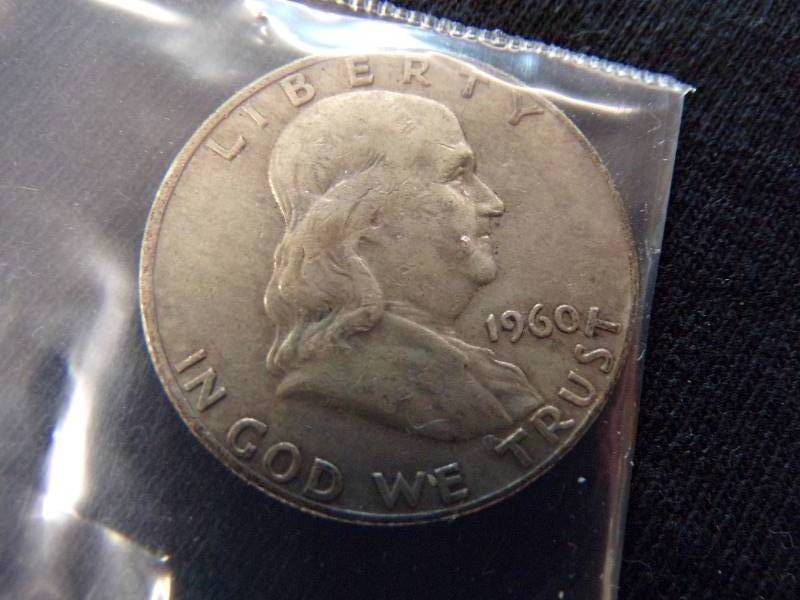 lot 3102 image: 1960 D  Franklin Half Dollar