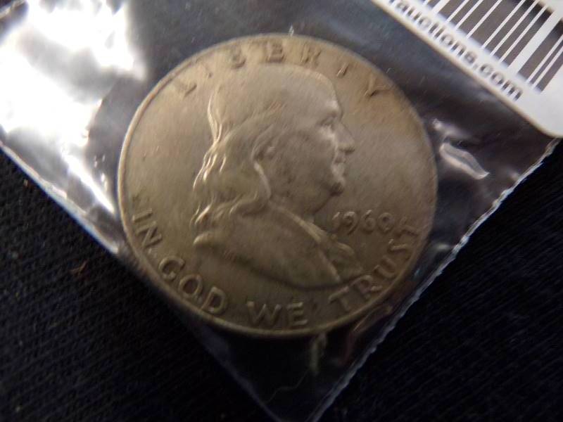 lot 3107 image: 1960 D  Franklin Half Dollar