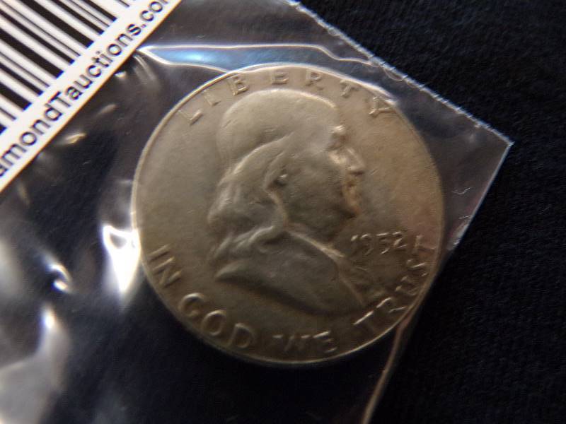 lot 3111 image: 1952 Franklin Half Dollar