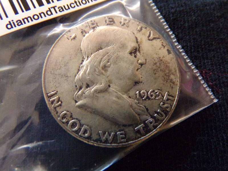 lot 3116 image: 1963 D  Franklin Half Dollar