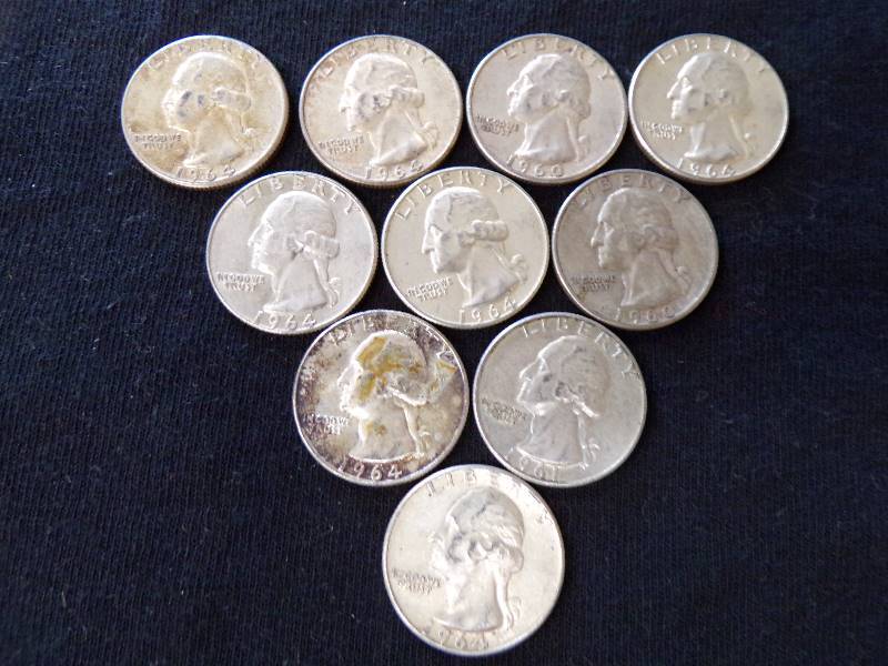 lot 3118 image: 10 - 1960s Quarters