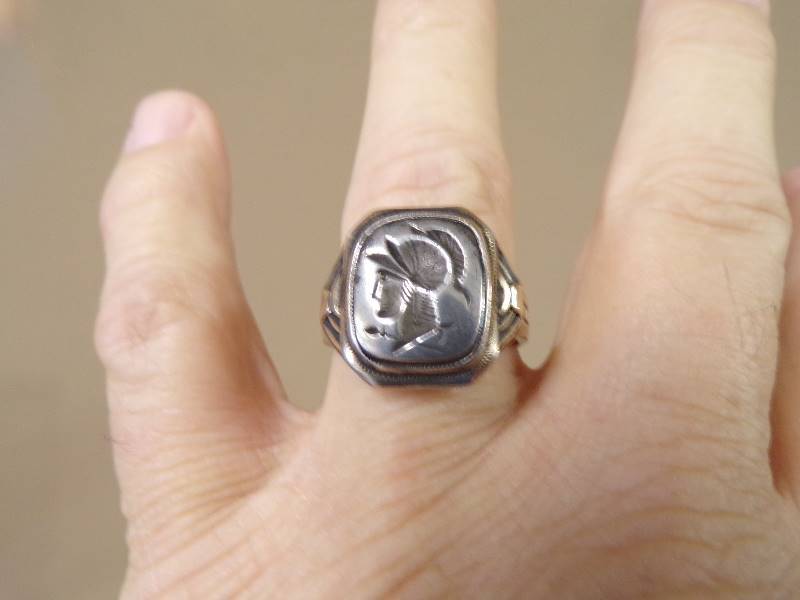 lot 3165 image: OB Sterling  10K Ring